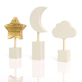 ANJUU moon 8 inch decor for nursery wall and cozy bedtime ambiance