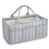 Ankyle Starry Sky Grey Diaper Caddy hero view shows spacious on-the-go storage.