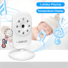 ANMEATE video baby monitor temperature display helps track nursery conditions