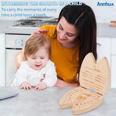 Annhua Tooth Fairy Box separate slots by tooth type for easy sorting