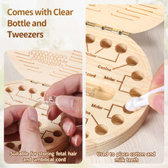 Annhua Tooth Fairy Holder features umbilical cord compartment for milestones.