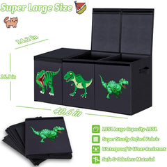 ANNKIE toy box with lids open showing easy access for playtime