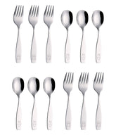 Annova 12-piece children's flatware packaged for gifting