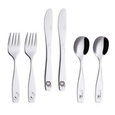 Annova Kids Silverware Safari Elephant: durable stainless steel for toddler meals and confident self-feeding.