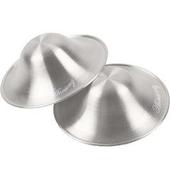 ANNSONG Silver Nursing Cups packaging shows complete set and gift-ready presentation.