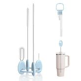 AnOis7ter straw-cleaner-brush-set on its stand for easy countertop drying.
