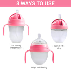 ANPEI self-feeding handles aid independent drinking for little learners.
