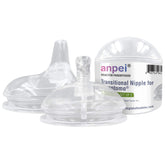 ANPEI soft-spout nipple for 5 oz and 8 oz bottles supports a smooth feeding transition