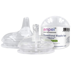 ANPEI soft-spout nipple for 5 oz and 8 oz bottles supports a smooth feeding transition