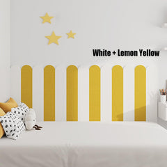 Antenat 3D self-adhesive wall panels white - modern peel-and-stick decor