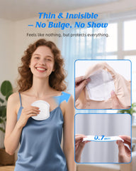 ANWIKE leak-proof technology close-up showing enhanced absorbency in use