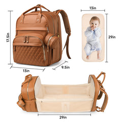 ANWTOTU 20-pocket design keeps baby essentials neatly organized for easy access.