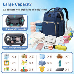 ANWTOTU diaper bag backpack back and shoulder straps for comfort during long trips