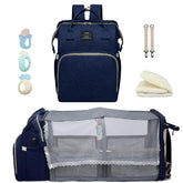 ANWTOTU diaper bag backpack front view showcasing organized pockets for travel