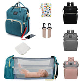 ANWTOTU diaper bag backpack full view shows roomy storage for on-the-go families.