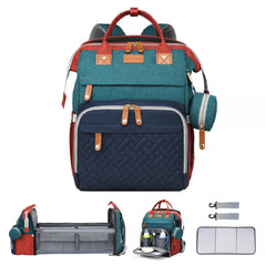 ANWTOTU diaper bag backpack waterproof 900D keeps essentials dry on outings
