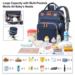 ANWTOTU diaper bag USB port for charging devices outdoors