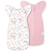 ANYEDDE arms-up swaddle 3-6 months promotes secure, womb-like feel for naps.