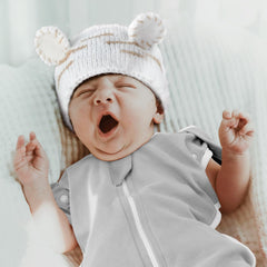 ANYEDDE swaddle sleep sack with 2-way zipper for easy diaper changes