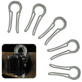 Anysun gas-stove knob lock pack of 5 grey for child safety.