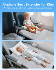 ANYSWEET toddler airplane bed soft velvet fabric provides skin friendly comfort