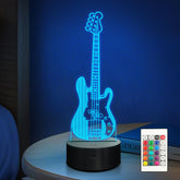 Anywin guitar night light shows a 3D visual glow for a musician-friendly room vibe.