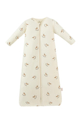 AnZai 2.5 Tog Sleep Sack fabric closeup shows plush breathable cotton for cozy warmth
