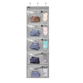 ANZORG weekly kids clothes organizer front view with clear pockets for quick outfit checks