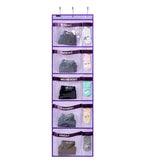 ANZORG weekly kids clothes organizer closeup with clear pockets for quick weekday outfit selection