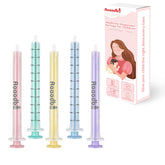 Aoaodbu five-pack of 10ml baby syringes ready for direct dosing with no transfer