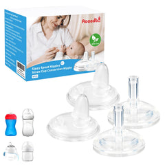 Aoaodbu sippy-spout nipples for Philips Avent compatibility support easy feeding.