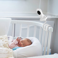 Aobelieve twist-mount-angle adjustment lets you fine-tune height to see over the crib.