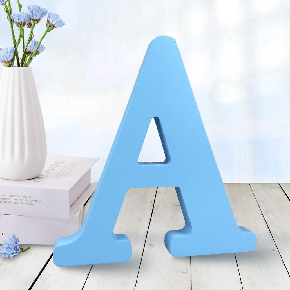 AOCEAN 6 Inch Wood Letters wall decor close-up showing crafting potential and display options