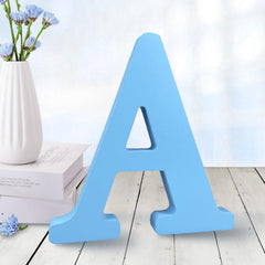 AOCEAN 6 Inch Wood Letters wall decor close-up showing crafting potential and display options