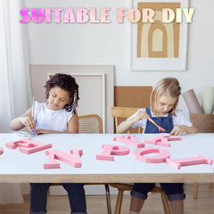 AOCEAN paintable wood letter suitable for crafts.