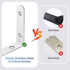 AODIOU heavy-duty-metal-brackets emphasize strength for heavy loads and stable furniture.