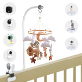AoHkers baby crib mobile arm with 68cm gooseneck for versatile mobile placement and soothing angles.