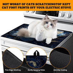 AOHMPT stove cover top layer withstands hot pots up to 248°F, protecting surfaces.