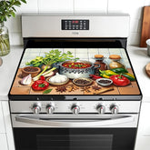 AOHMPT stove top cover geometric pattern protects surfaces while adding modern style.