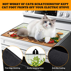 AOHMPT stove top cover XL size covers most electric and induction stoves.