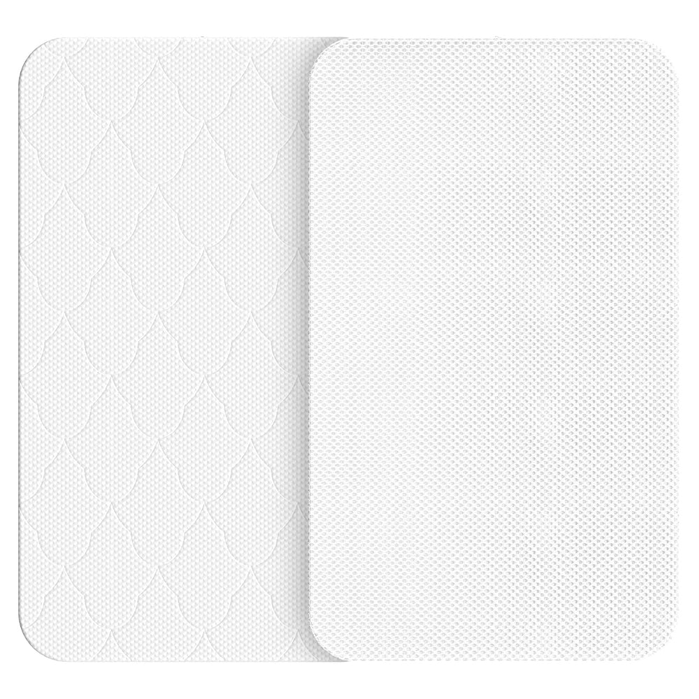 AOHWIDER bassinet mattress closeup foam shows memory foam comfort