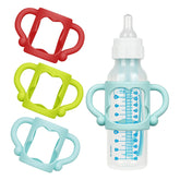 Aolso red silicone bottle handle trio—easy grip for compatible bottles.