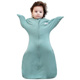 Aomloge PuppyPaws sleep sack front view shows secure wrap for peaceful sleep