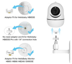 AOZTSUN 360-degree rotation and tilt for flexible camera positioning