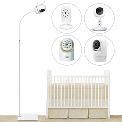 AOZTSUN 67inch floor stand base provides stable support for compatible baby monitors.