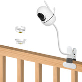 AOZTSUN clip clamp mount securing a baby monitor on furniture for steady viewing
