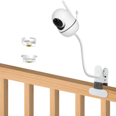 AOZTSUN clip clamp mount securing a baby monitor on furniture for steady viewing
