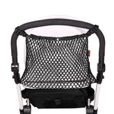 Aphbrada universal stroller organizer mesh bag for quick access snacks and gear