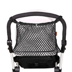 Aphbrada universal stroller organizer mesh bag for quick access snacks and gear