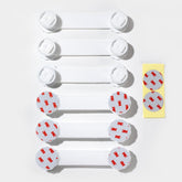 Appason double-button drawer lock secures drawers for child safety with easy adult access